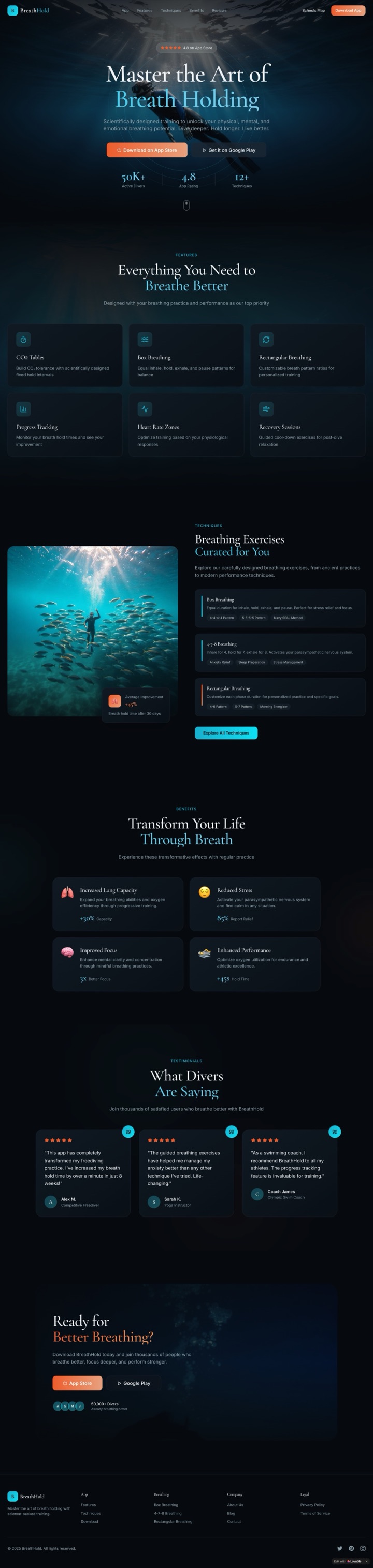 BreathHold App